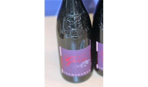 4 flessen à 75cl rode wijn DOMAINE DE LA GANSE - VACQUEYRAS, 2019